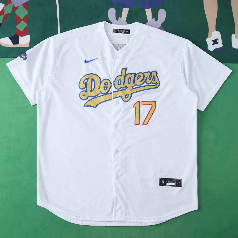 MLB 2025 LosAngeles Dodgers White Jesrey