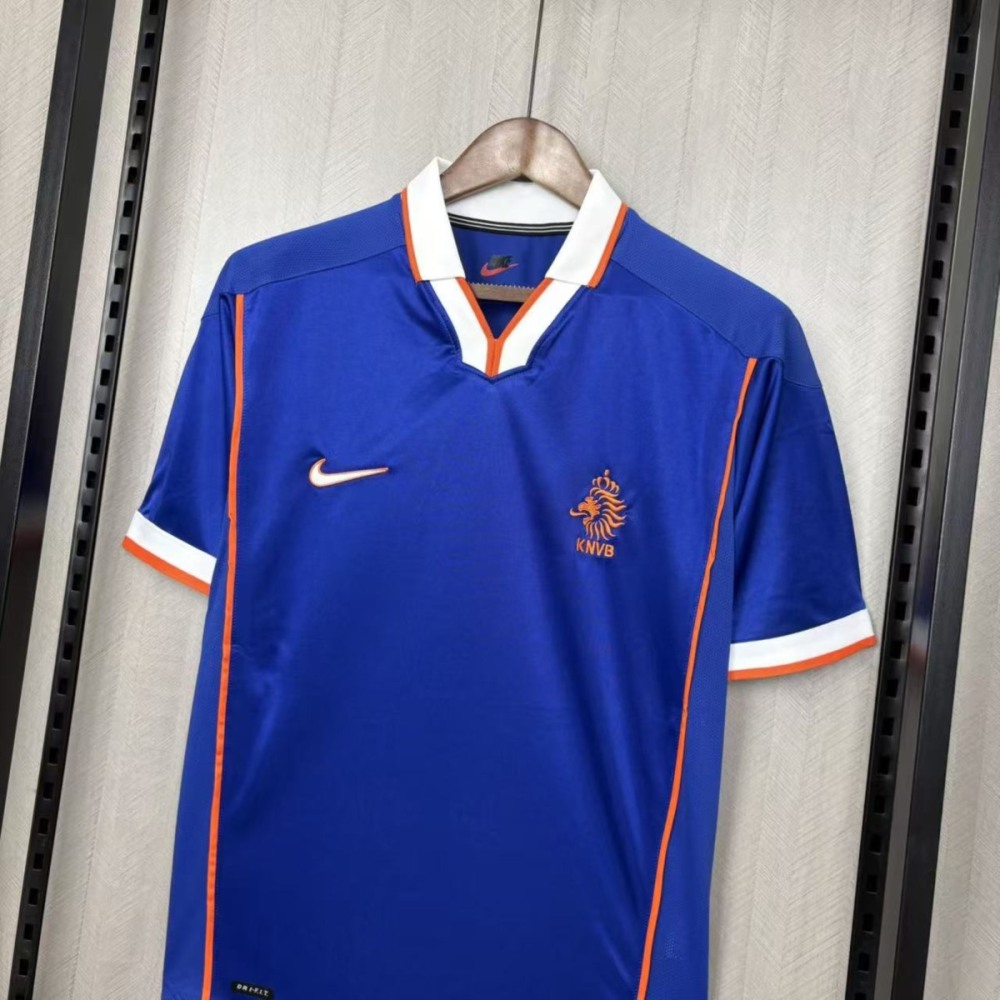 Retro Netherlands 1998 Away Jersey Fan Version