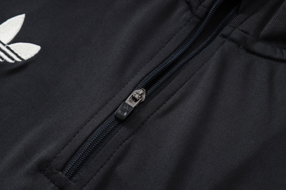 2026 Germany Dark gray Long-sleeved half-pull training kit