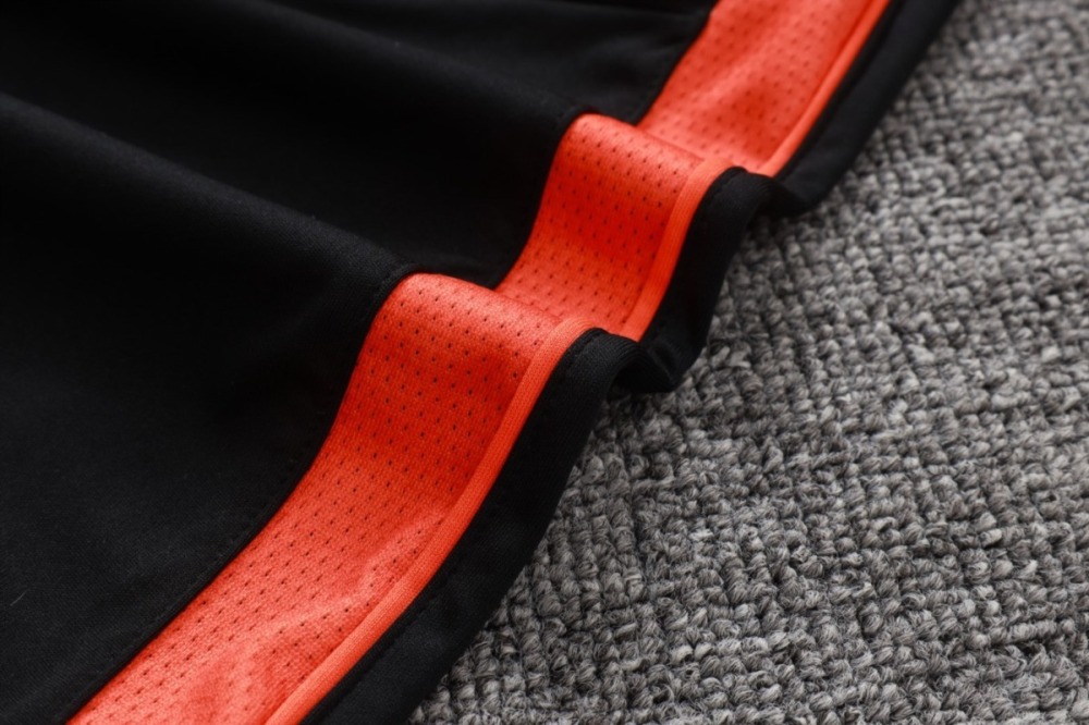 2026 Netherlands Black Long-sleeved halt-pull training kit