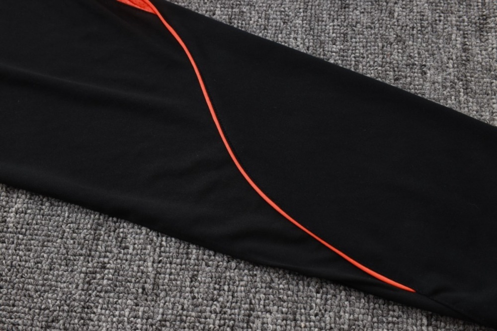 2026 Netherlands Black Long-sleeved halt-pull training kit