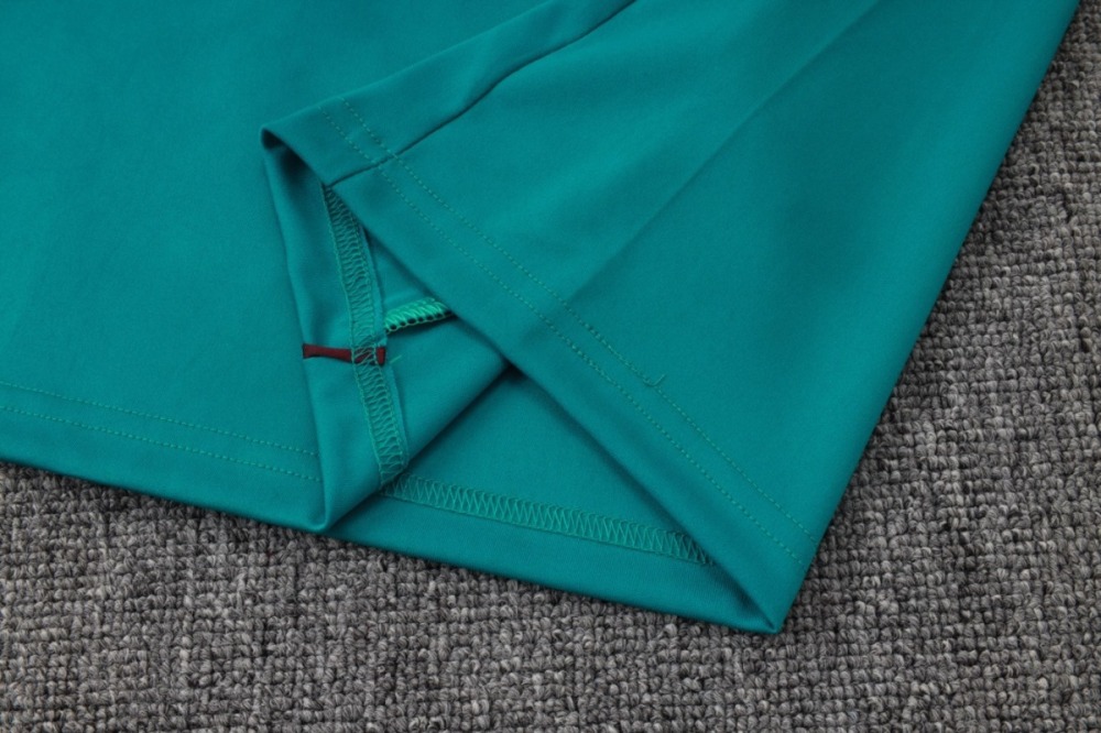 2026 Portugal Green Long-sleeved half-pull training kit