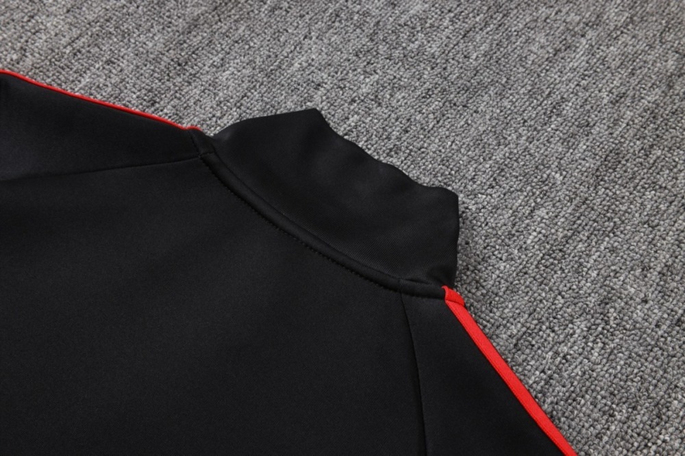 2026 Manchester United Black Jacket Training Suit Set