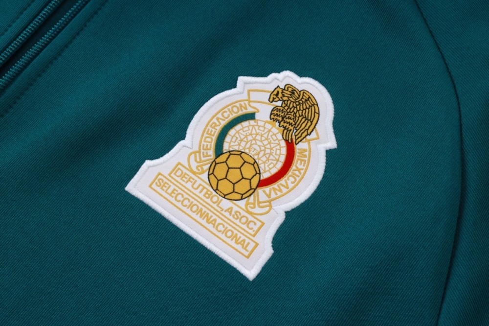 2026 Mexico Dark green Jacket Training Suit Set