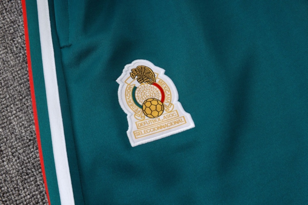 2026 Mexico Dark green Jacket Training Suit Set
