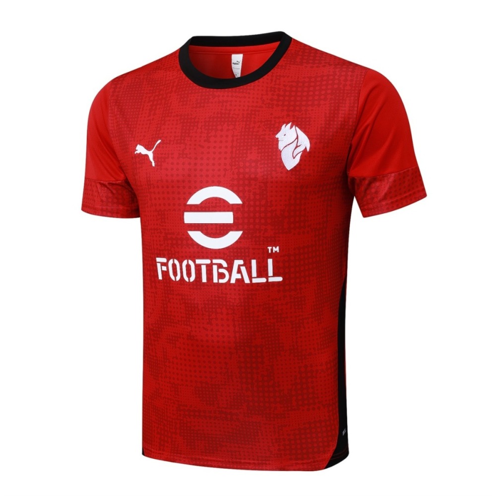 2026 AC Milan Red Training Set Shirt and Shorts