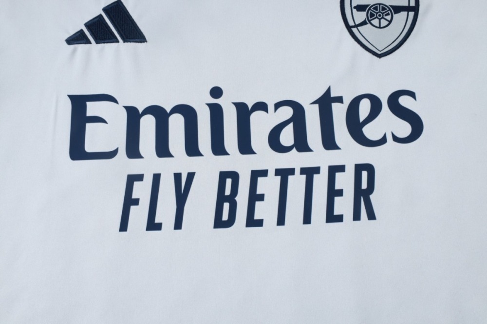 2026 Arsenal Light gray Training Set Shirt and Shorts