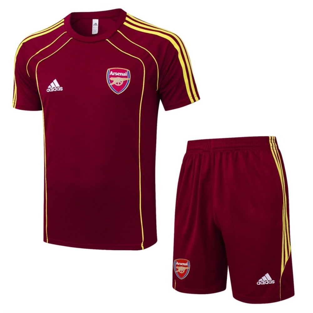 2026 Arsenal Maroon Training Set Shirt and Shorts