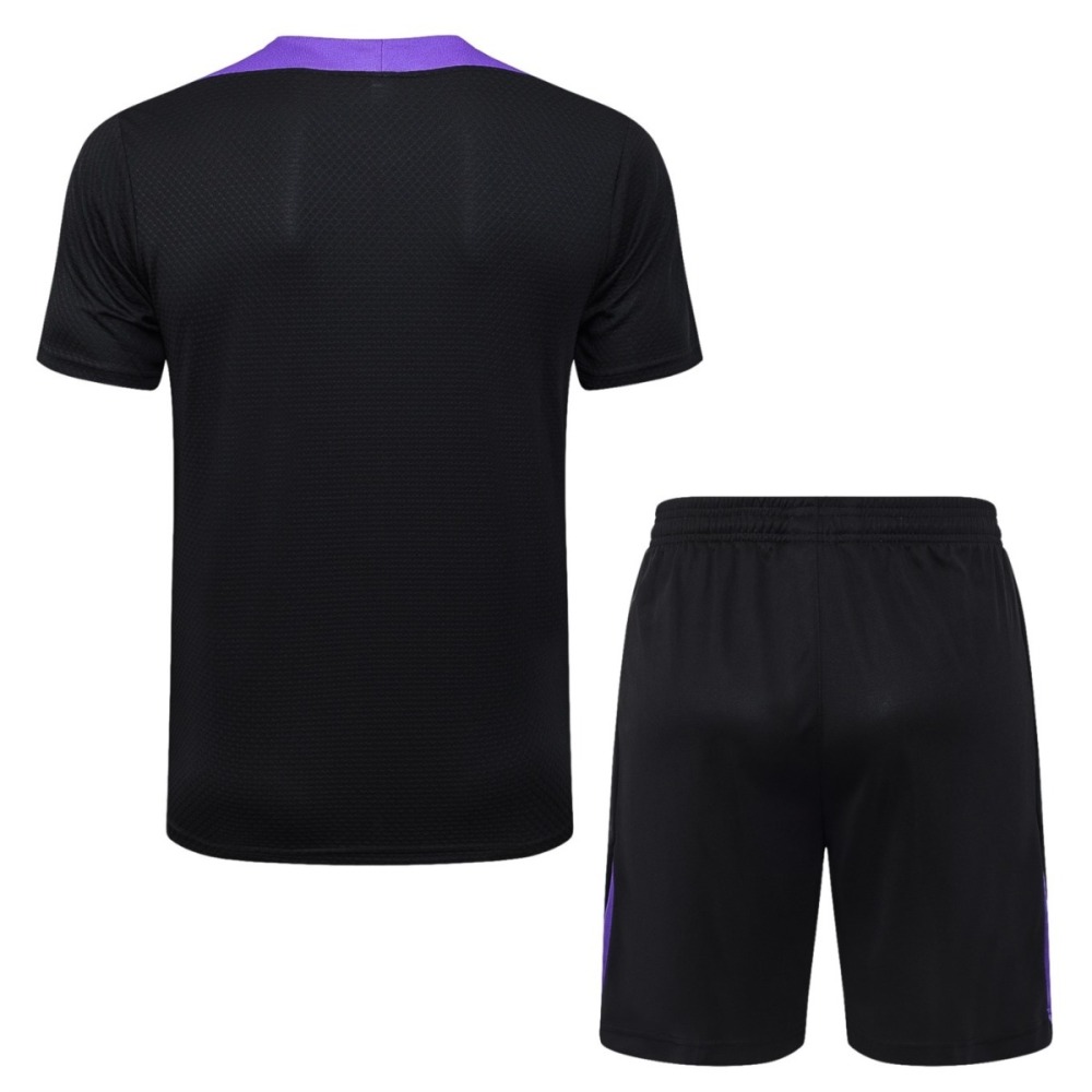 2026 Barcelona Black Training Set Shirt and Shorts