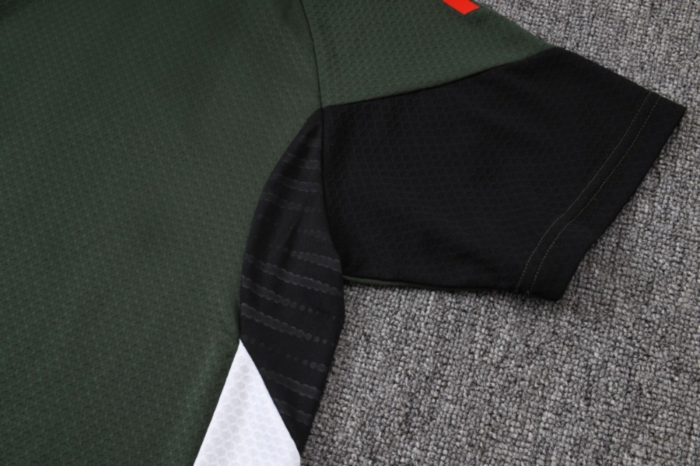 2026 Bayern Munich Dark green Training Set Shirt andShorts