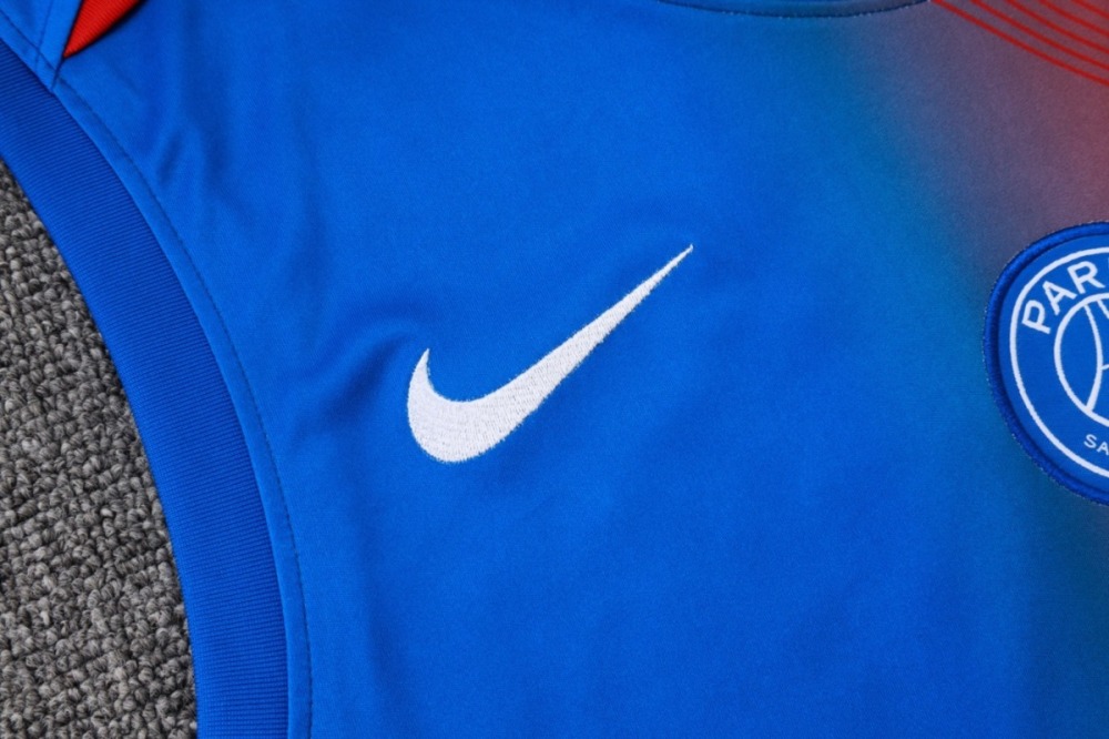 2026 PSG Blue-red Training Set Shirt and Shorts