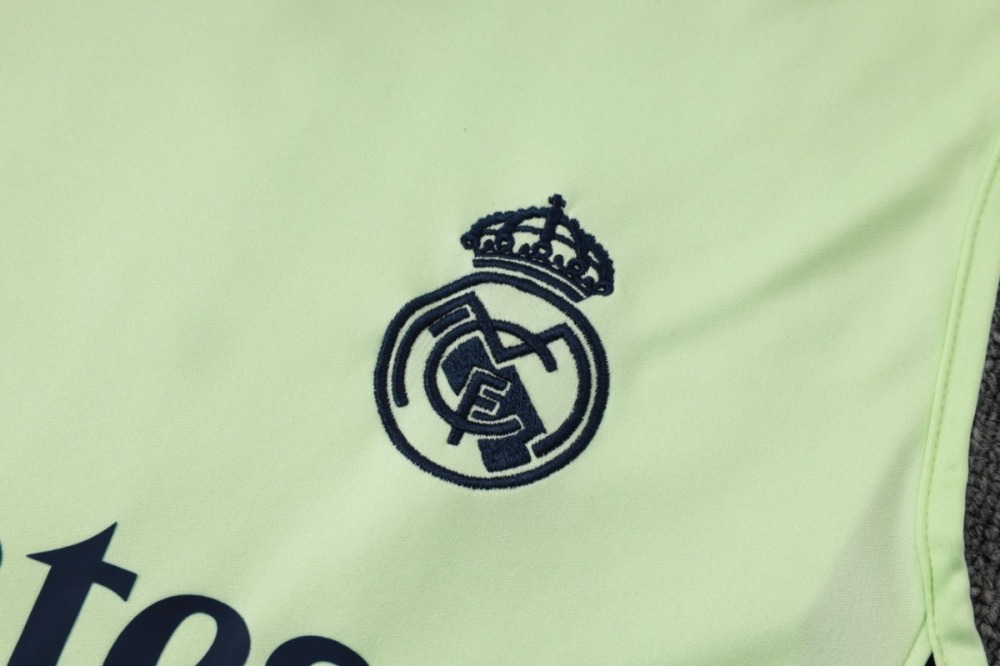 2026 Real Madrid Light Green Training Set Shirt andShorts