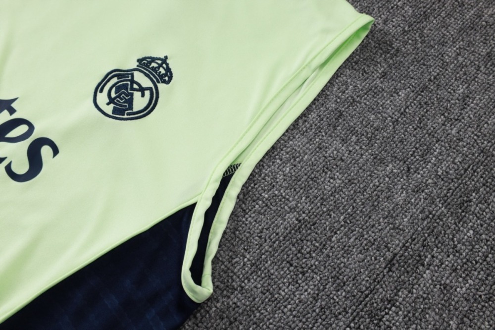 2026 Real Madrid Light Green Training Set Shirt andShorts