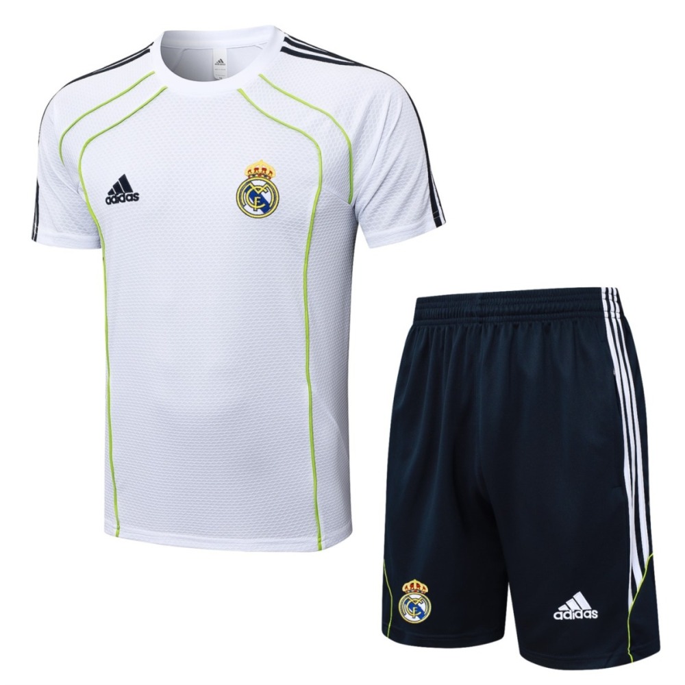 2026 Real Madrid White Training Set Shirt and Shorts