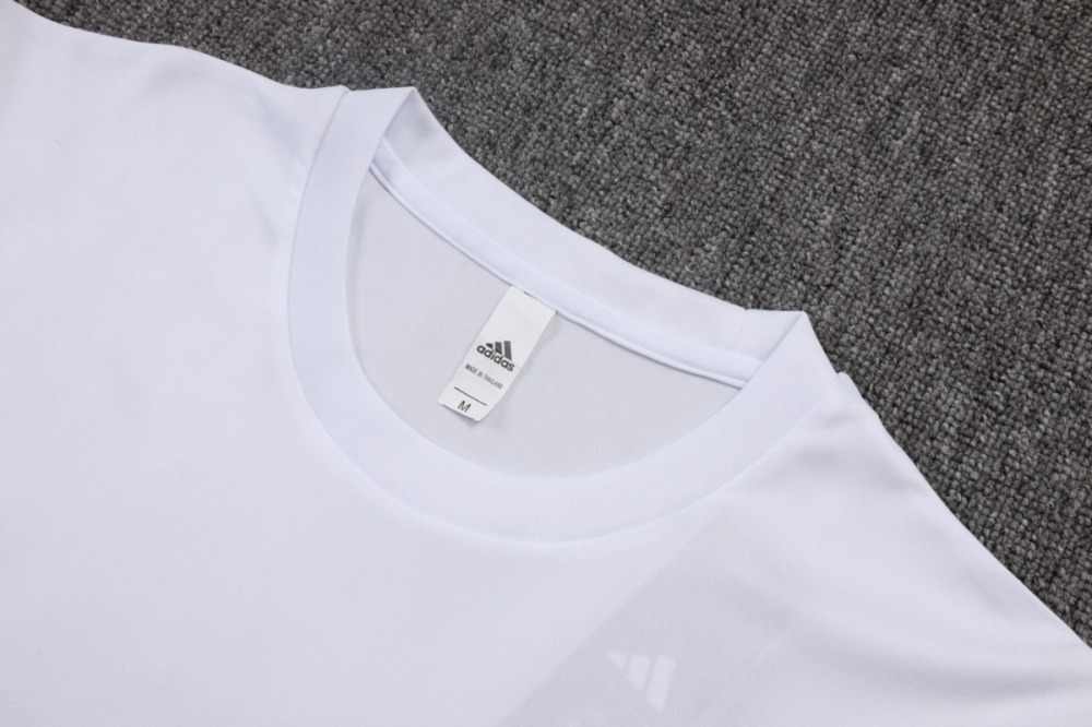 2026 Real Madrid White Training Set Shirt and Shorts