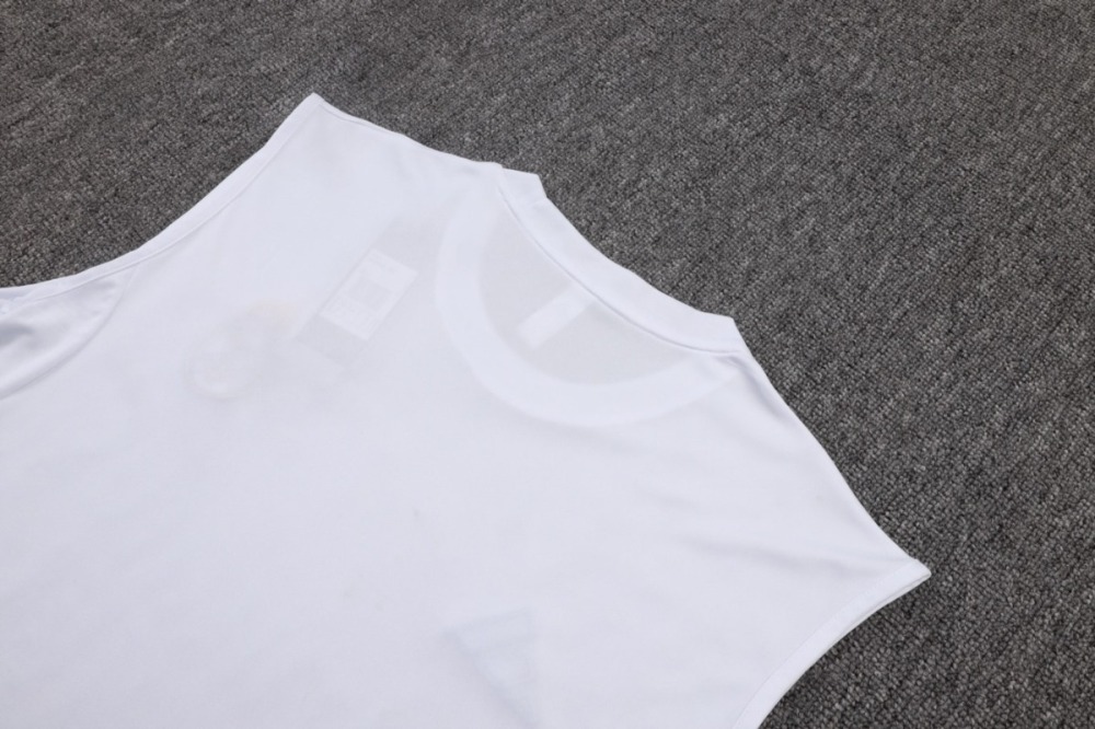 2026 Real Madrid White Training Set Shirt and Shorts