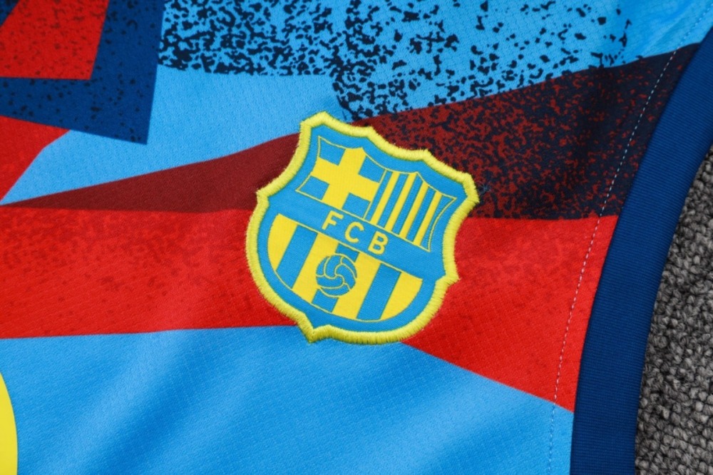2026 Barcelona Light blue Training Set Shirt and Shorts