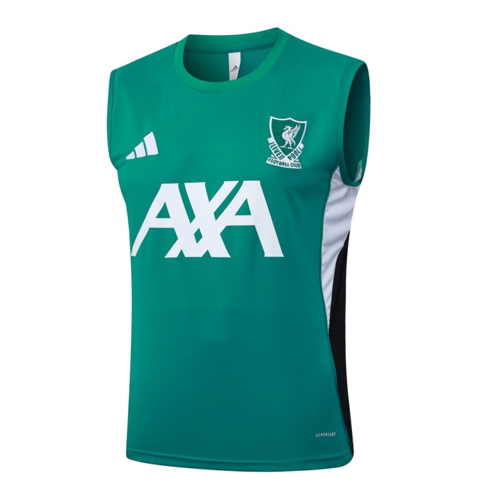 2026 Liverpool Green Training Set Shirt and Shorts