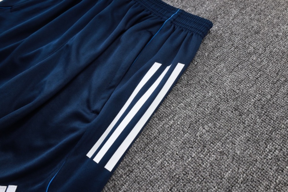 2026 Real Madrid Royal blue Training Set Shirt and Shorts