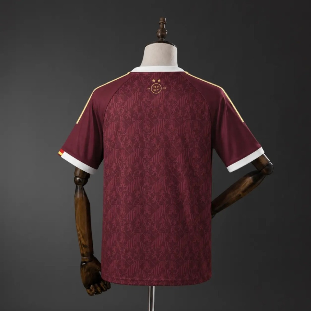 2026 Spain Special Edition Maroon Jersey Fan Version