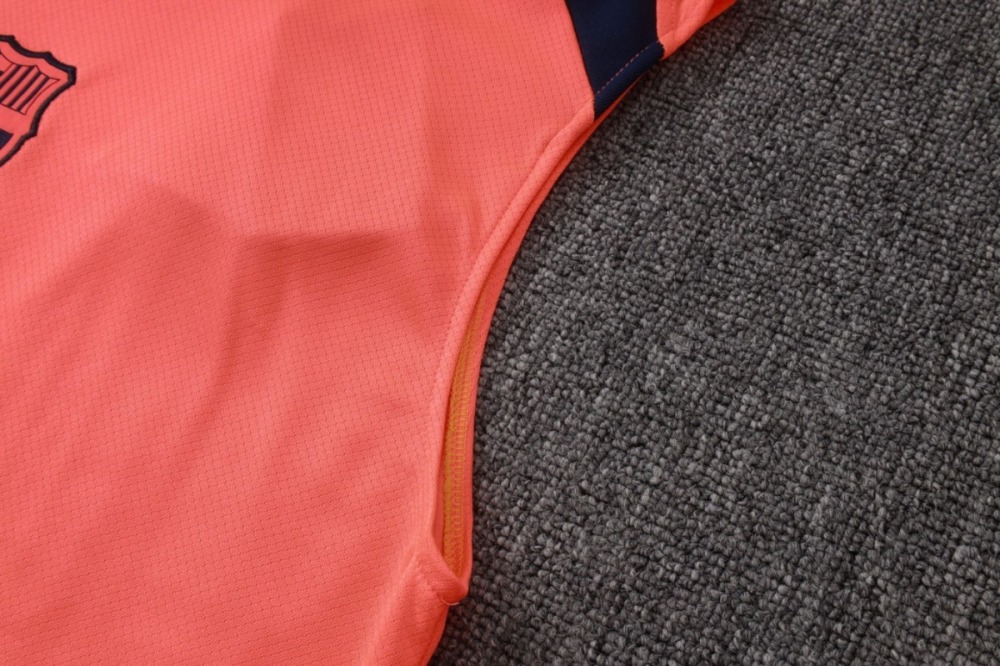 2026 Barcelona Fluorescent orange Training Set Shirt andShorts