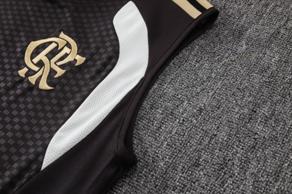 2026 Flamengo Dark brown Training Set Shirt and Shorts