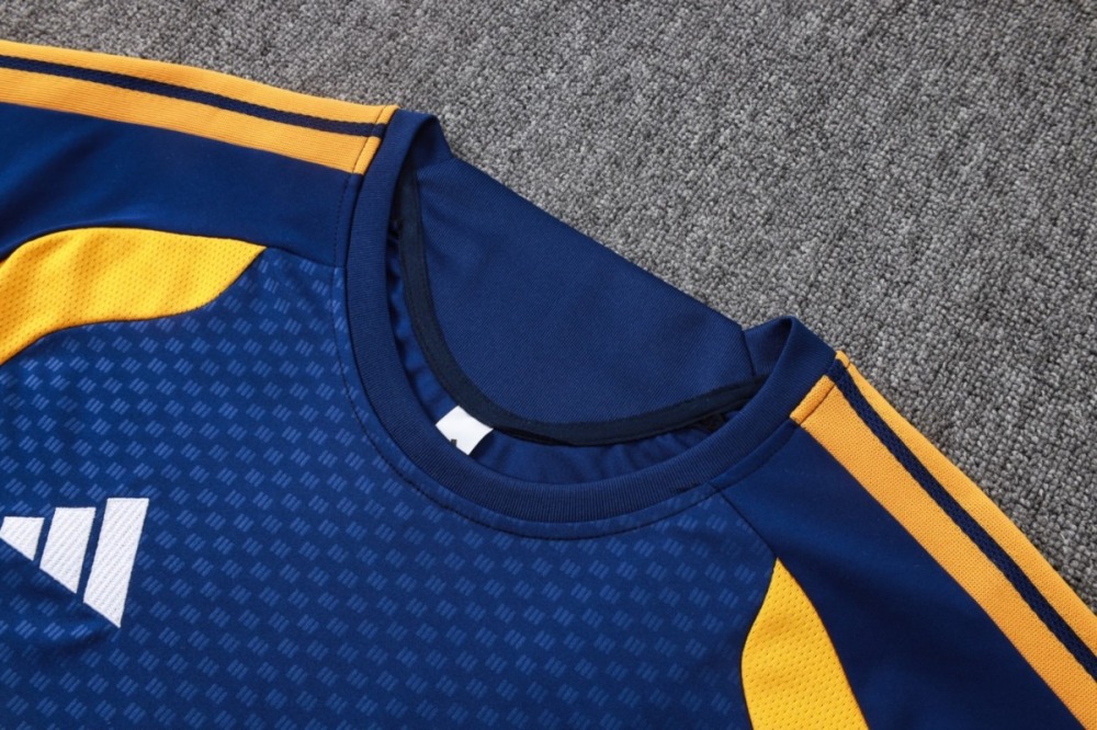 2026 Real Madrid Royal blue Training Set Shirt and Shorts