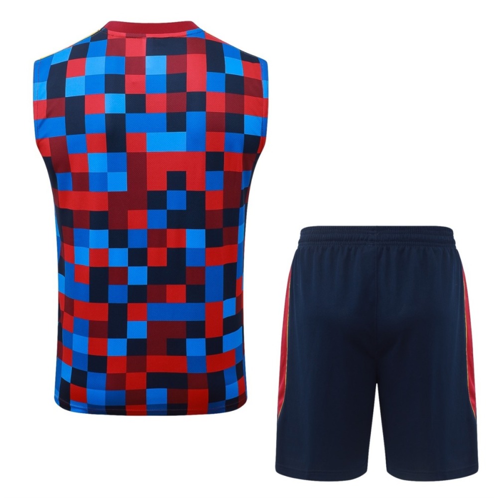 2026 Barcelona Colorful Training Set Shirt and Shorts