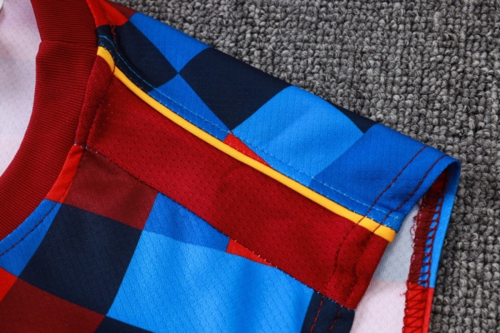2026 Barcelona Colorful Training Set Shirt and Shorts