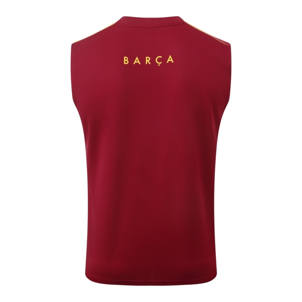 2026 Barcelona Maroon Training Set Shirt and Shorts