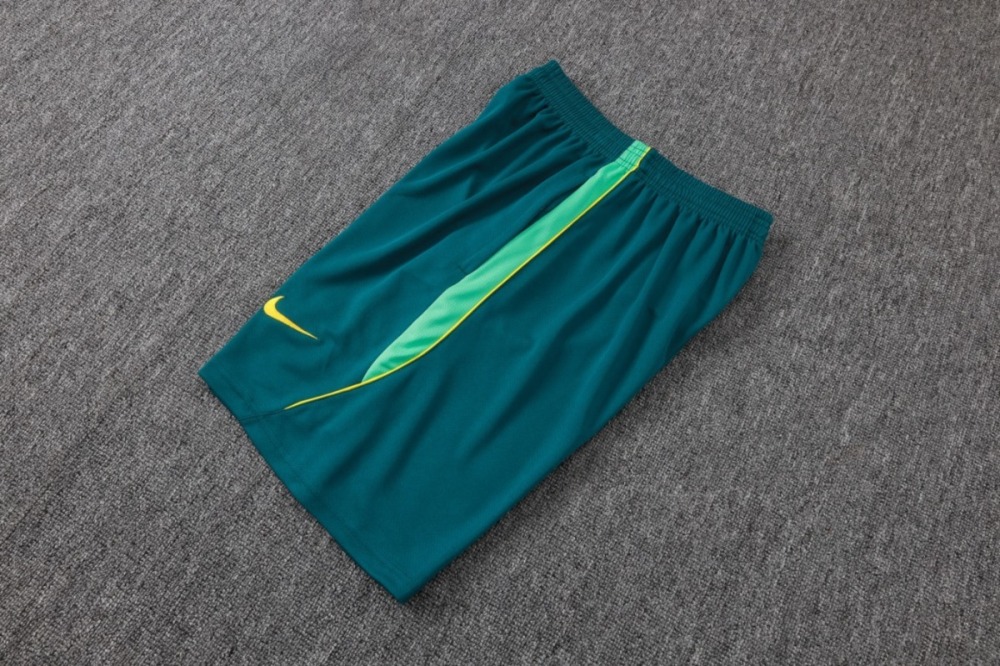 2026 Brazil Lake blue Training Set Shirt and Shorts