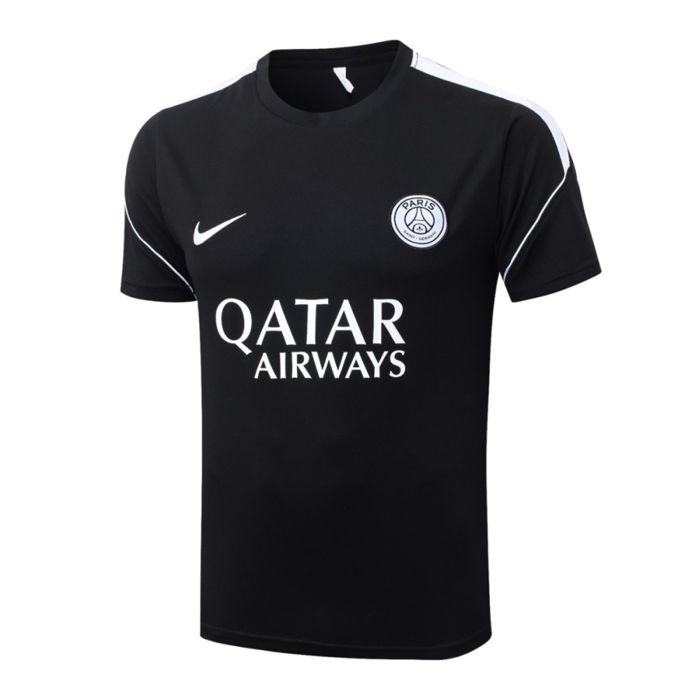 2026 PSG Black Training Set Shirt and Shorts