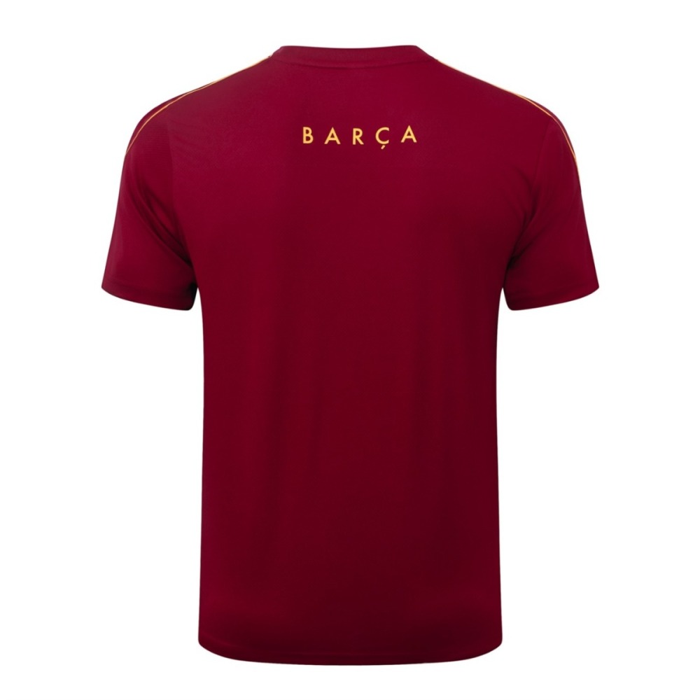2026 Barcelona Maroon Training Set Shirt and Shorts