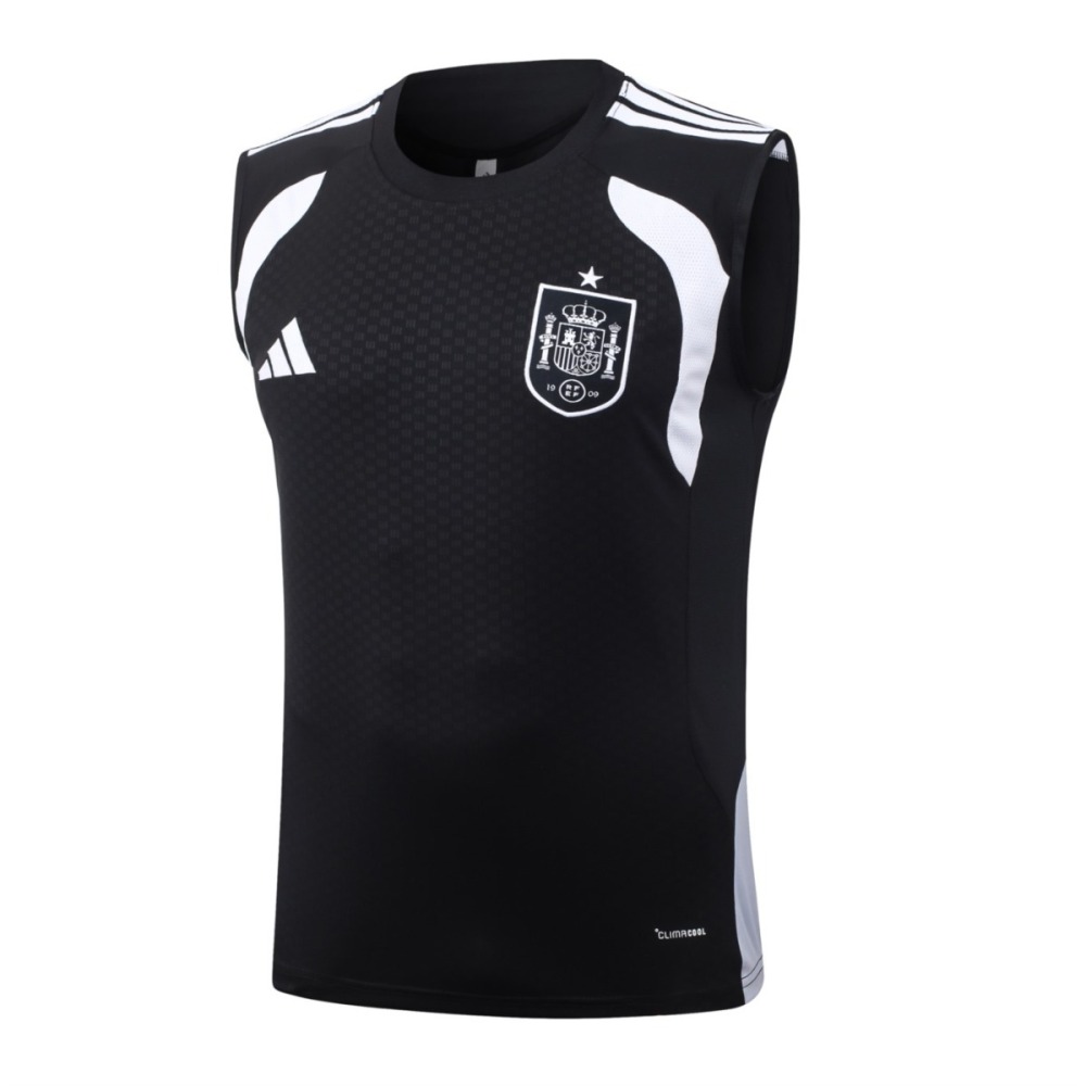 2026 Spain Black Training Set Shirt and Shorts