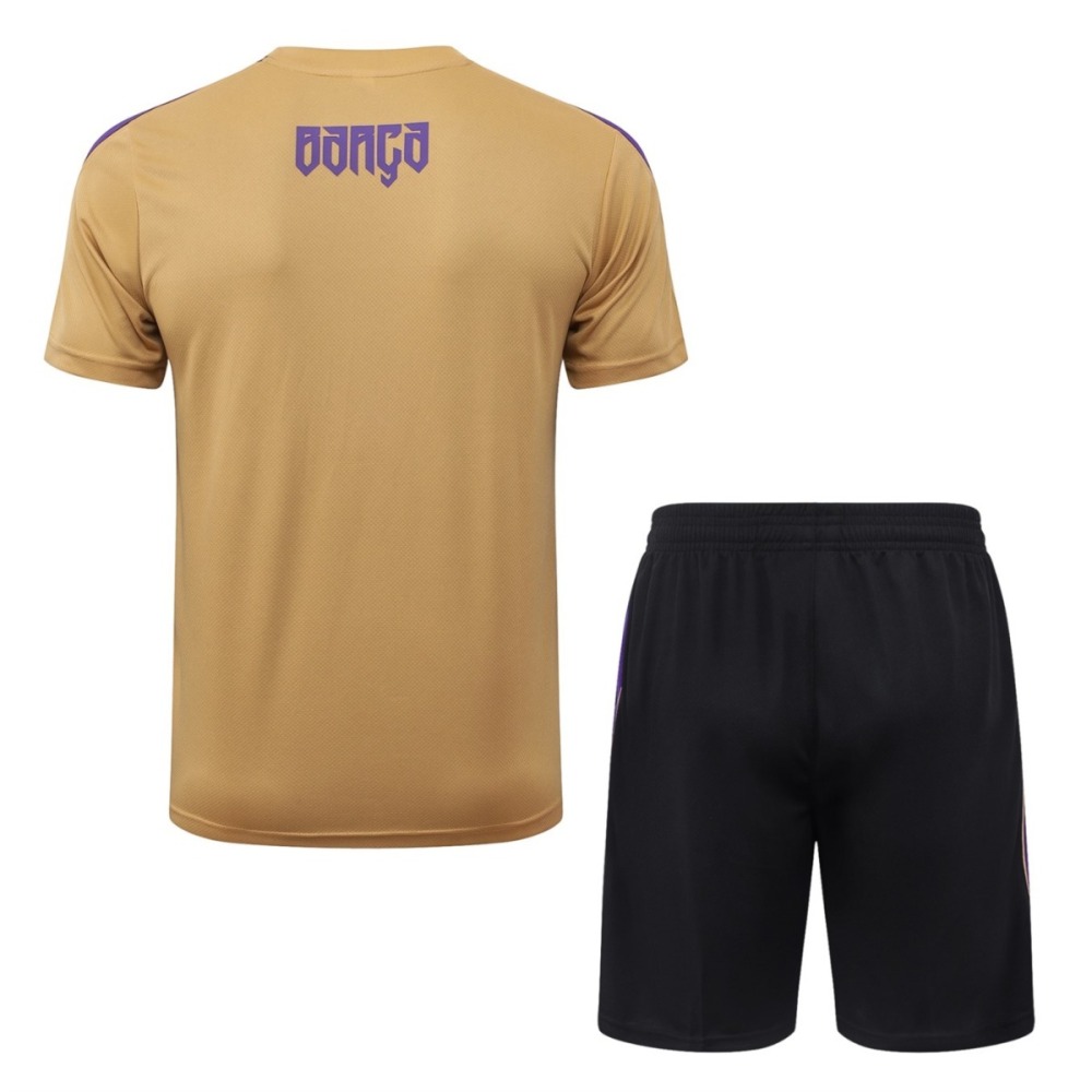 2026 Barcelona Yellow Training Set Shirt and Shorts