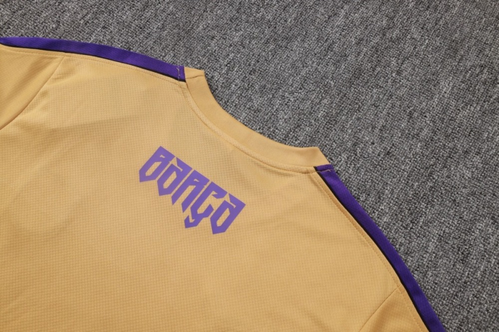 2026 Barcelona Yellow Training Set Shirt and Shorts