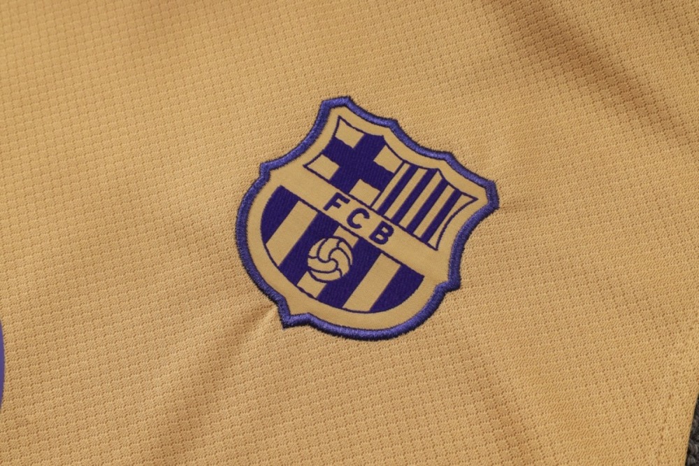 2026 Barcelona Yellow Training Set Shirt and Shorts