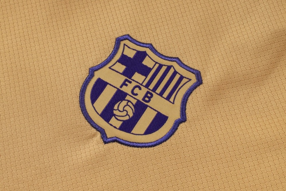2026 Barcelona Yellow Training Set Shirt and Shorts