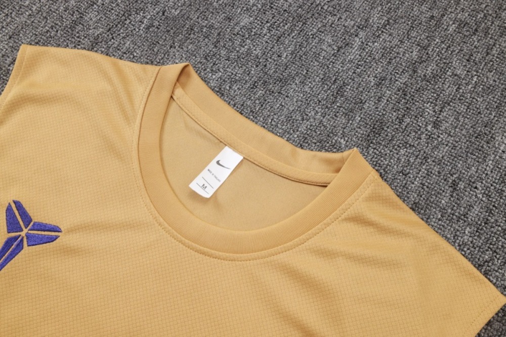 2026 Barcelona Yellow Training Set Shirt and Shorts