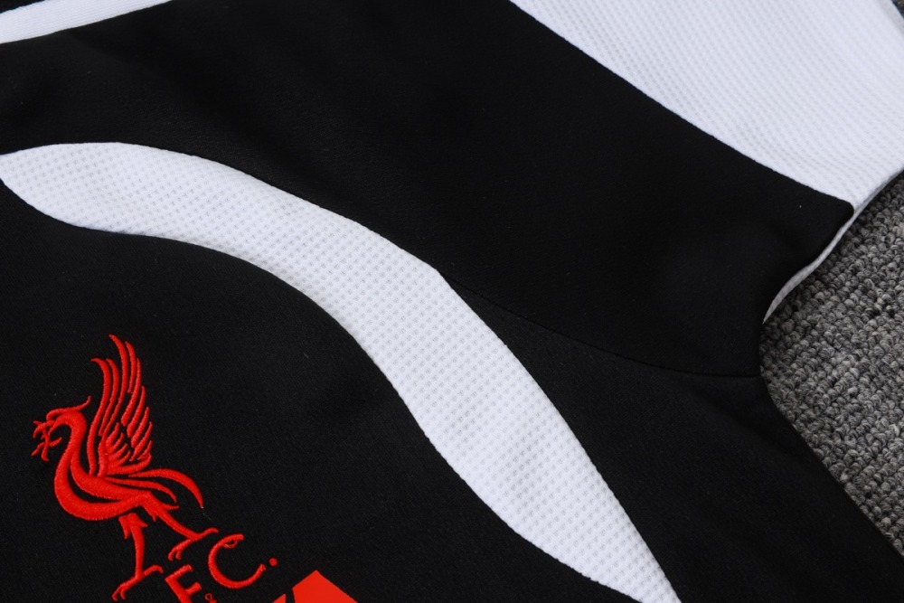 2026 Liverpool Black Training Set Shirt and Shorts