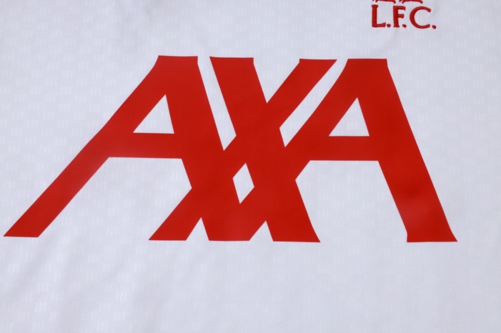 2026 Liverpool White Training Set Shirt and Shorts