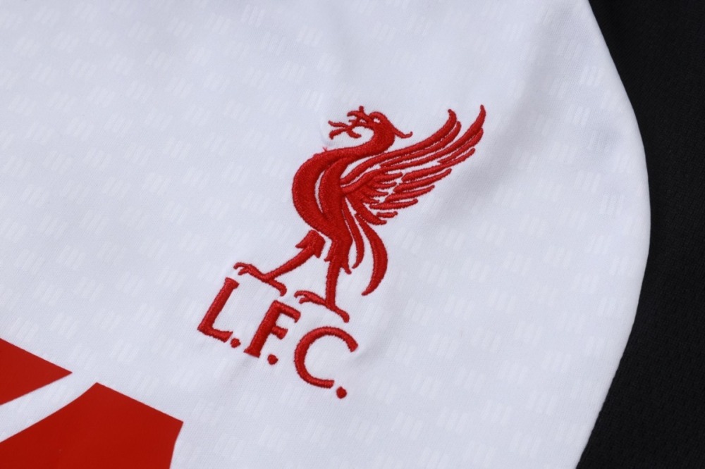 2026 Liverpool White Training Set Shirt and Shorts