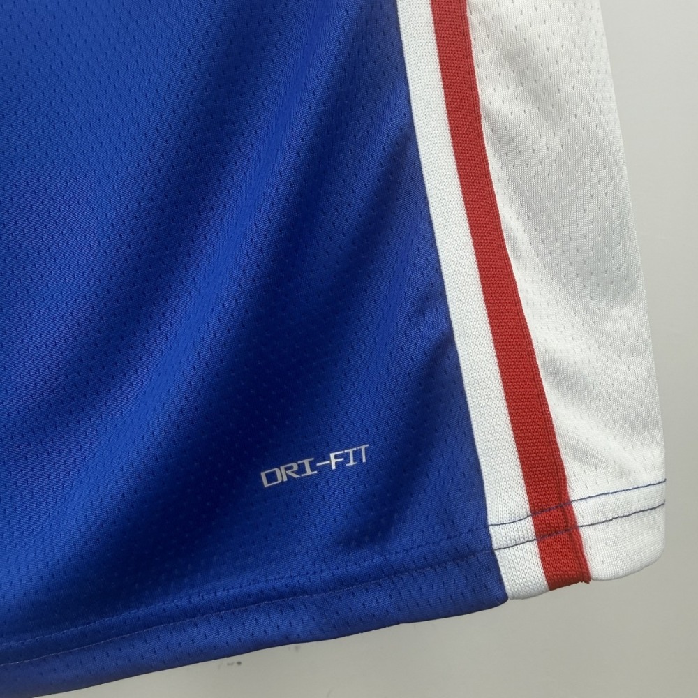 NBA Philadelphia 76ers 2023 V-Neck Blue JerseyJAMES#23