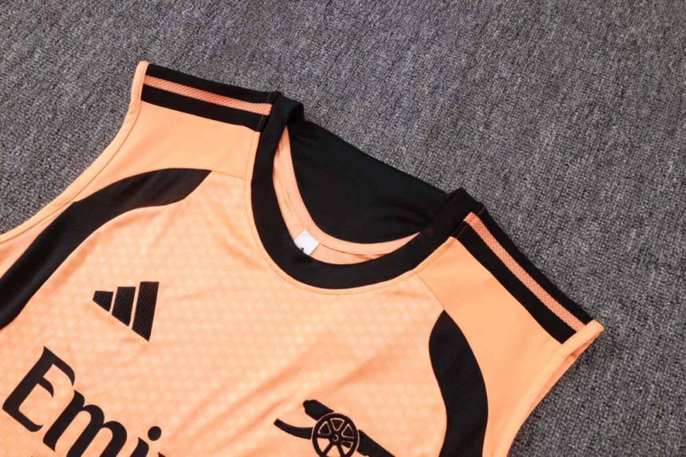 2026 Arsenal Orange Training Set Shirt and Shorts