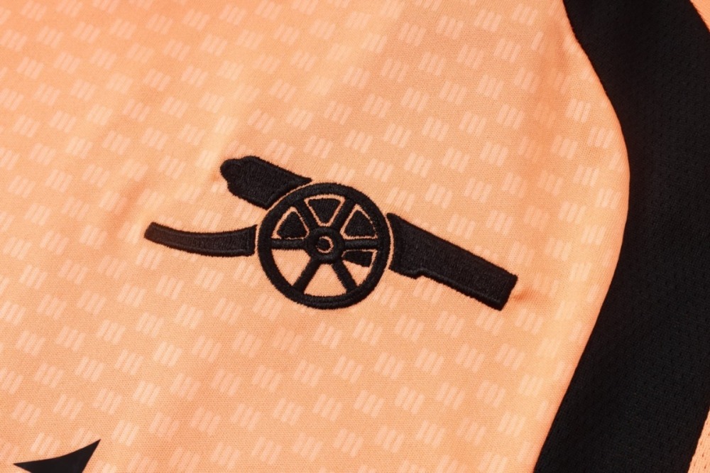 2026 Arsenal Orange Training Set Shirt and Shorts