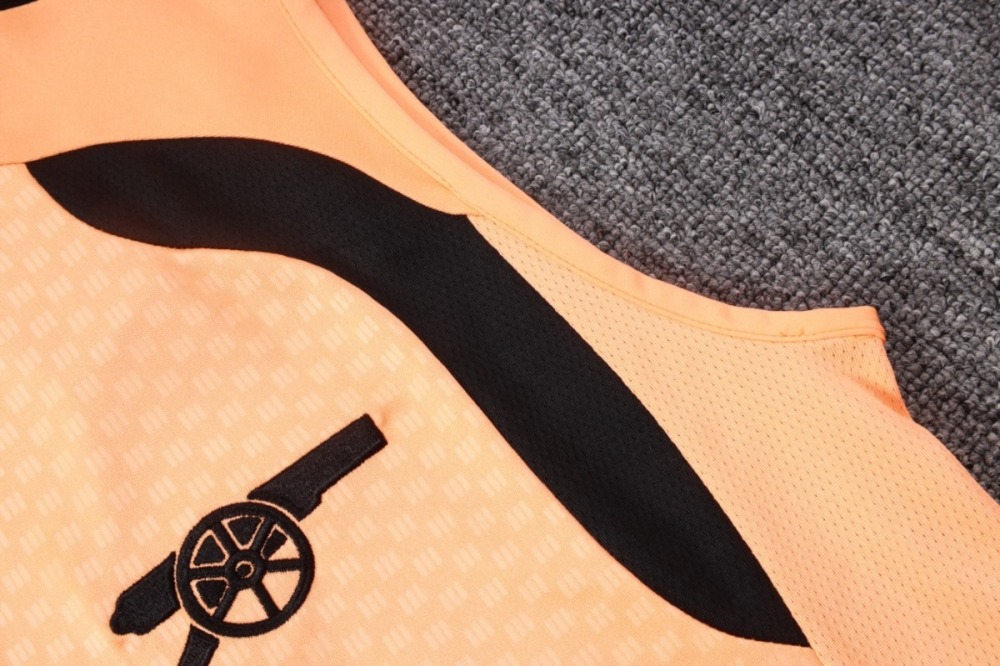 2026 Arsenal Orange Training Set Shirt and Shorts
