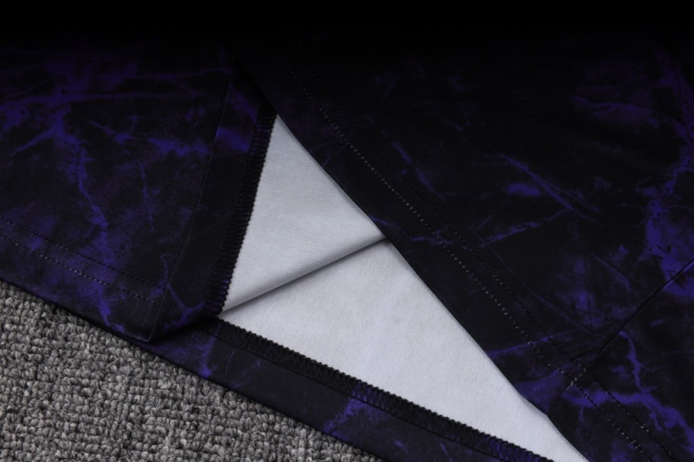 2026 Barcelona Black Purple Training Set Shirt and Shorts