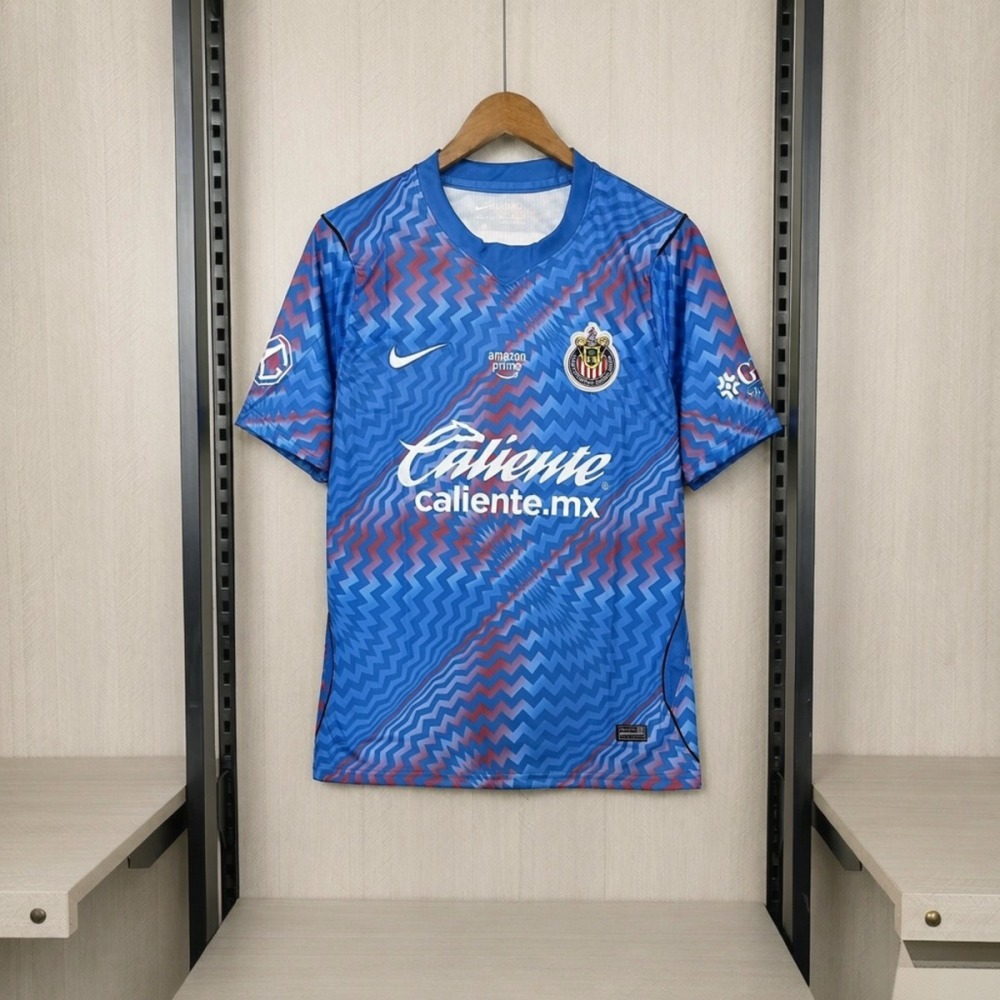 2026/27 Chivas Goalkeeper Blue Jersey Fan Version