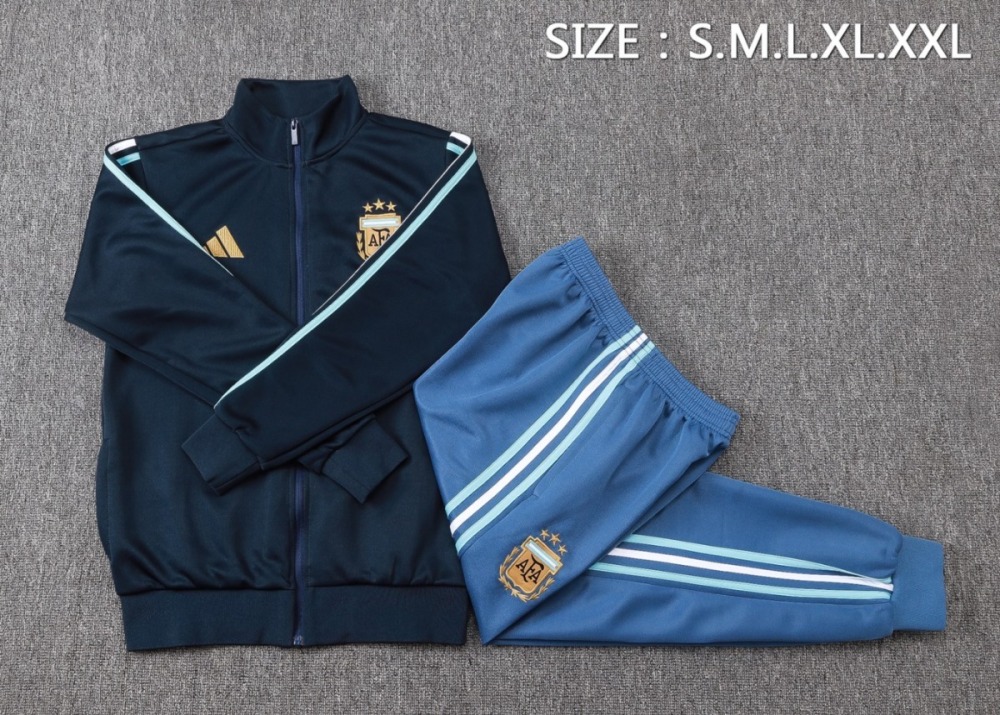 2026/27 Argentina Royal Blue Jacket Training Suit Set