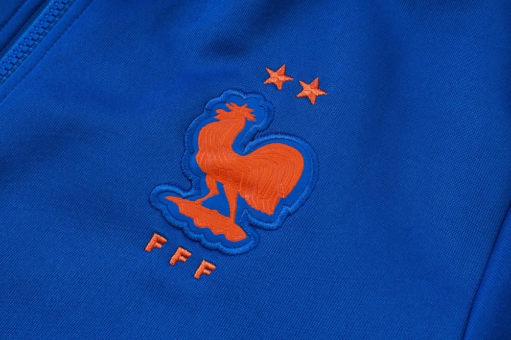 2026/27 France Colorful Blue Jacket Training Suit Set